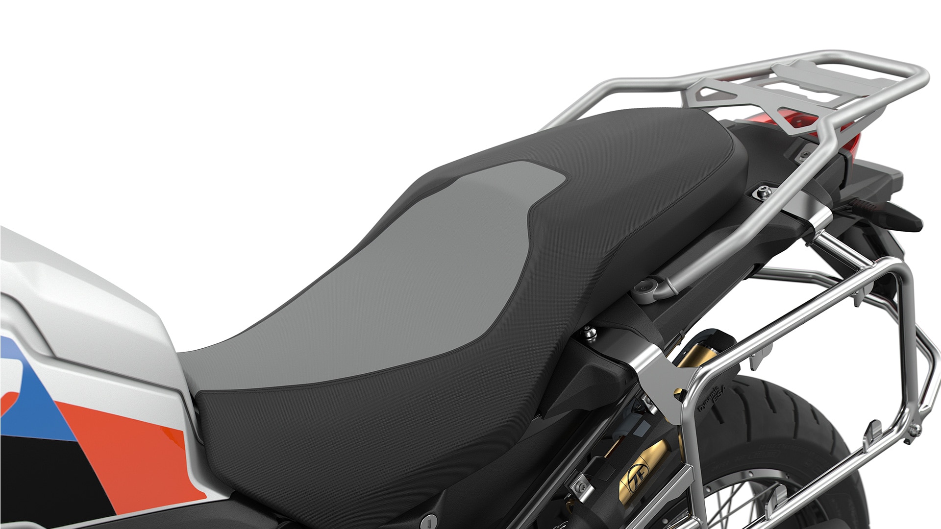 The comfort seat of the F 900 GS Adventure from BMW Motorrad