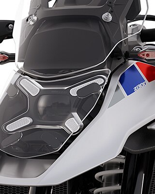 The front of the R 1300 GS Trophy from BMW Motorrad