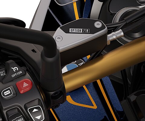 The Option 719 milled parts of the R 1300 GS Biscaya