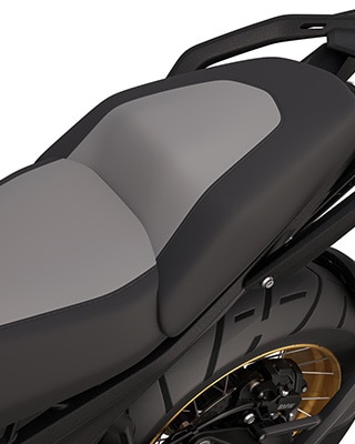 The BMW R 1300 GS Option 719 Tramuntana with passenger seat