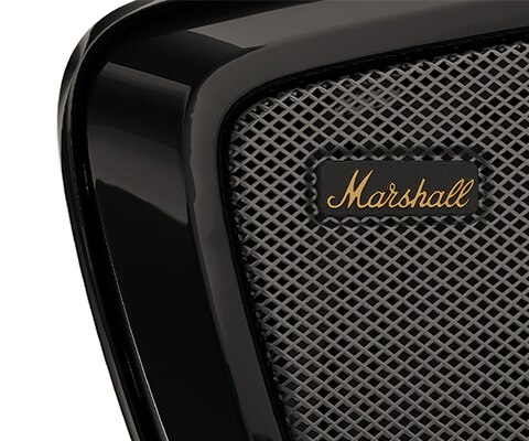 Installed Marshall speakers.