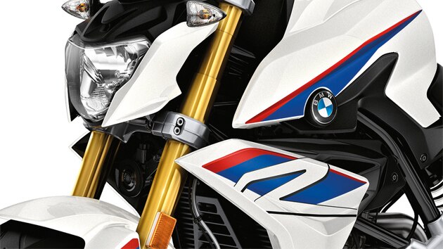 Gold-anodised upside-down fork.