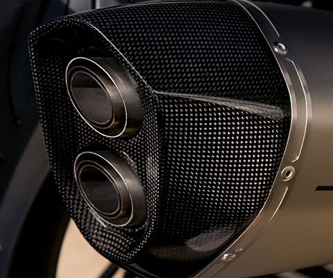 BMW R 1250 R with sport silencer