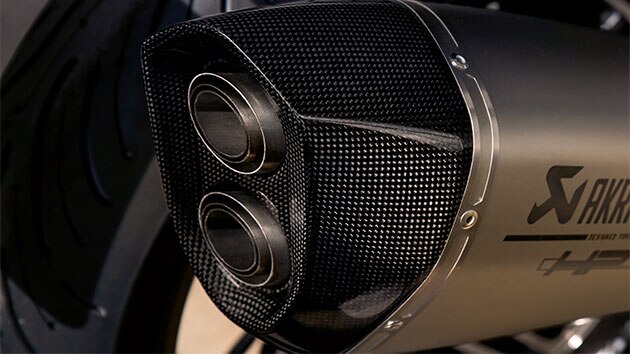 BMW R 1250 R with sport silencer