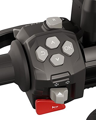 The handlebar control of the eParkourer CE 02 from BMW Motorrad