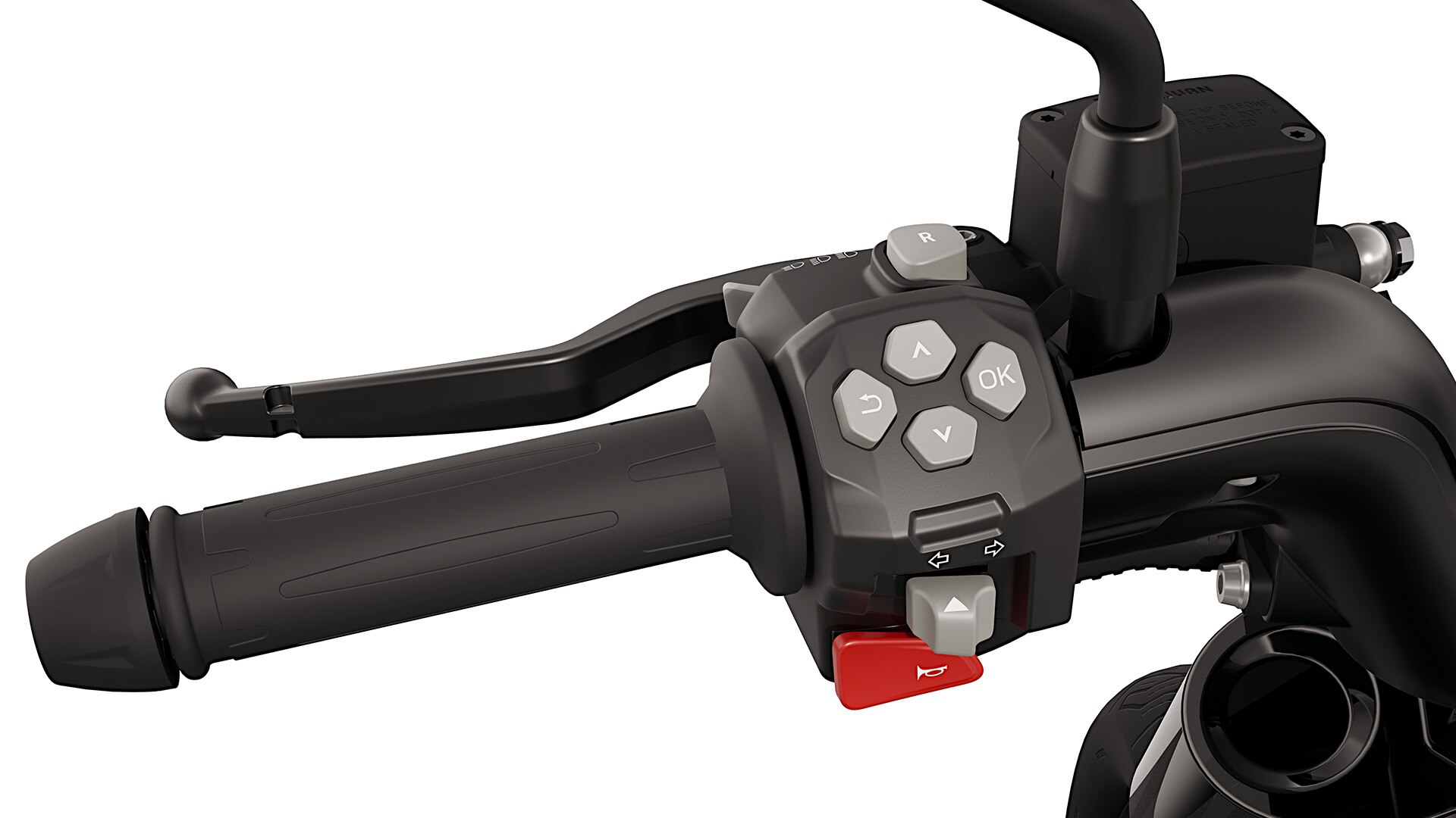 The handlebar control of the eParkourer CE 02 from BMW Motorrad