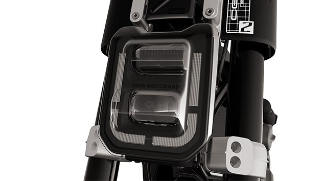 The LED light of the eParkourer CE 02 from BMW Motorrad